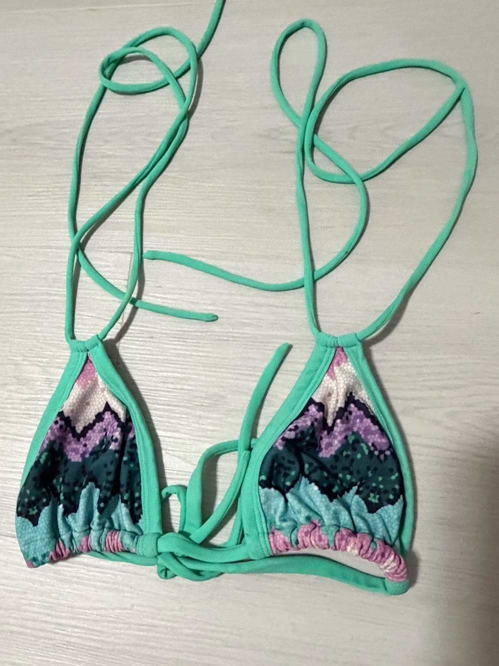 Montce swim large Bikini Top with Pattern